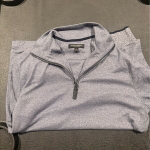 Banana Republic Heather Gray Zip-Up Jacket